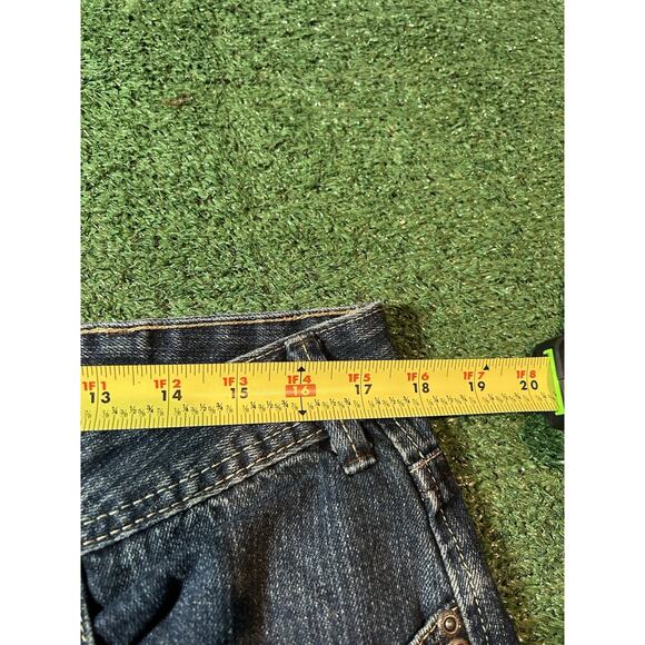 Y2K Vintage Oleg Cassini Denim Wide Leg Relaxed Fit Men’s 36x32 Medium - Picture 9 of 12